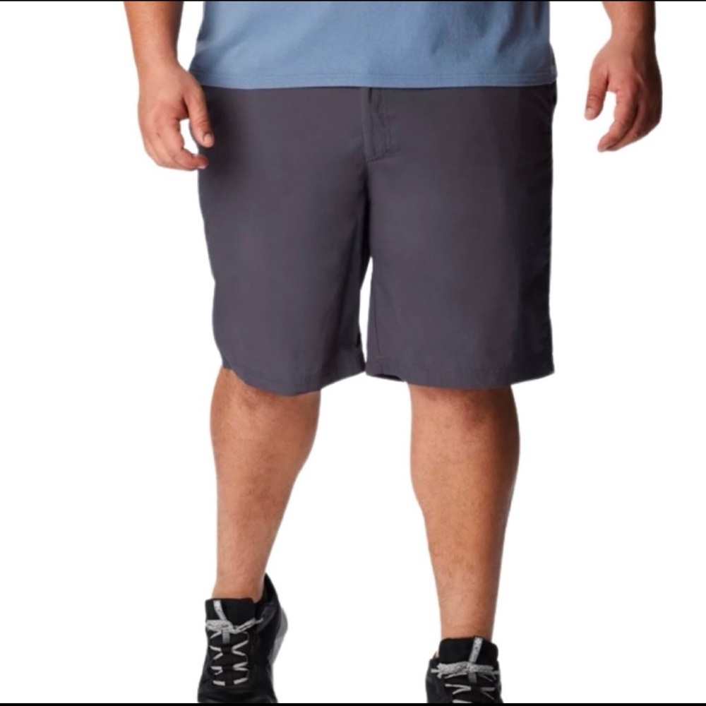Columbia Omni-Wick Gray Polyester Regular Fit Chino Shorts Men's Size 40/50 #95